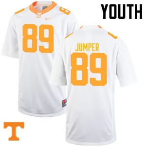 Youth Tennessee Volunteers #89 Will Jumper White Alumni Jerseys 221707-191