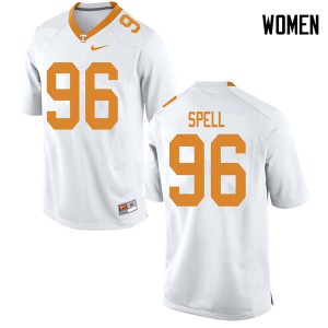Women Tennessee #96 Airin Spell White NCAA Jersey 380536-536