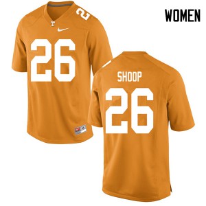 Women's Vols #26 Jay Shoop Orange Stitch Jerseys 454737-634