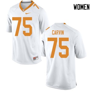 Womens UT #75 Jerome Carvin White University Jersey 761651-505