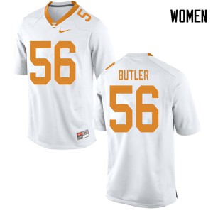 Women Tennessee Volunteers #56 Matthew Butler White University Jersey 761841-903