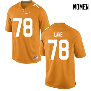 Women Tennessee #78 Ollie Lane Orange Player Jerseys 820192-751