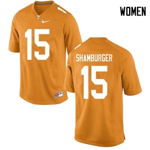 Women Vols #15 Shawn Shamburger Orange College Jersey 250192-231