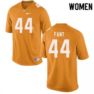 Women's Tennessee Volunteers #44 Princeton Fant Orange Alumni Jerseys 293046-529