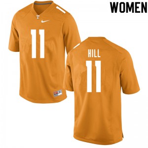 Womens UT #11 Kasim Hill Orange Alumni Jersey 302044-117