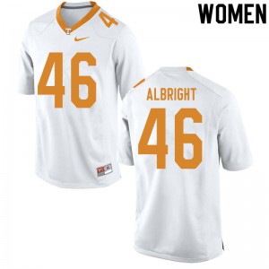 Women UT #46 Will Albright White Player Jerseys 133784-592