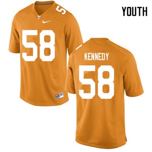 Youth Vols #58 Brandon Kennedy Orange Player Jersey 399067-459