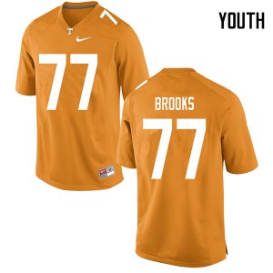Youth Vols #77 Devante Brooks Orange Football Jerseys 482236-321