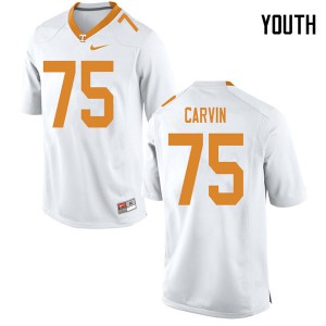 Youth Tennessee #75 Jerome Carvin White Player Jerseys 850098-724