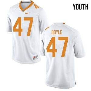 Youth UT #47 Joe Doyle White Football Jerseys 577895-328