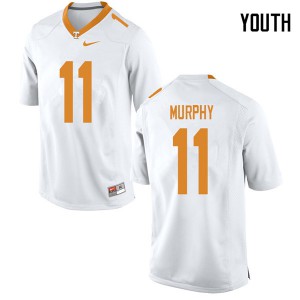 Youth Tennessee #11 Jordan Murphy White Stitched Jerseys 194799-134