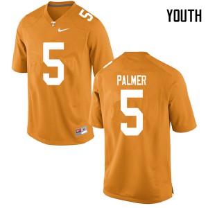 Youth Tennessee Volunteers #5 Josh Palmer Orange Player Jersey 745689-139