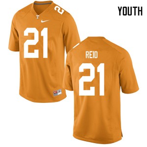 Youth UT #21 Shanon Reid Orange Stitch Jersey 263740-804
