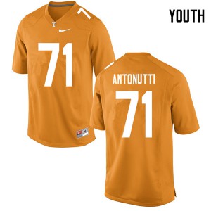 Youth Tennessee Volunteers #71 Tanner Antonutti Orange Alumni Jerseys 959661-422