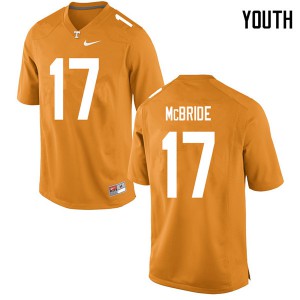 Youth UT #17 Will McBride Orange High School Jersey 238094-962