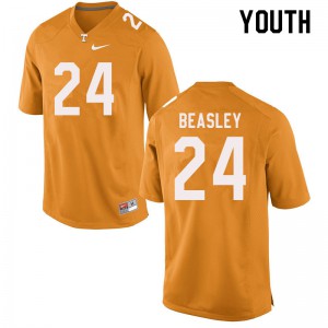 Youth Tennessee #24 Aaron Beasley Orange Player Jersey 329019-278