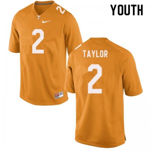 Youth UT #2 Alontae Taylor Orange Alumni Jerseys 569887-411