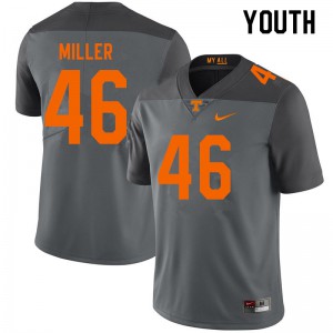 Youth Tennessee Vols #46 Cameron Miller Gray College Jersey 833668-947