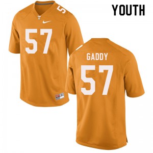 Youth UT #57 Nyles Gaddy Orange Player Jerseys 585270-192