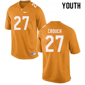 Youth Vols #27 Quavaris Crouch Orange High School Jerseys 504999-957