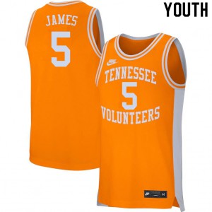 Youth UT #5 Josiah-Jordan James Orange NCAA Jersey 483880-860