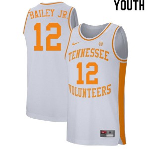 Youth Vols #12 Victor Bailey Jr. White Alumni Jersey 352867-785
