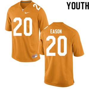 Youth Tennessee Vols #20 Bryson Eason Orange NCAA Jerseys 567317-871