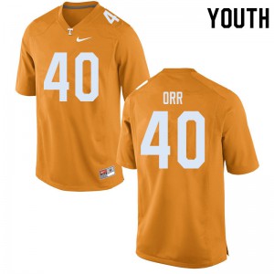 Youth Tennessee Vols #40 Fred Orr Orange Alumni Jersey 628084-819