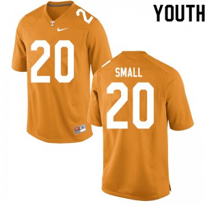 Youth Tennessee Volunteers #20 Jabari Small Orange Alumni Jersey 523456-870
