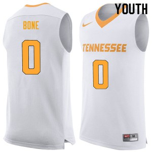 Youth Tennessee #0 Jordan Bone White High School Jerseys 853481-925