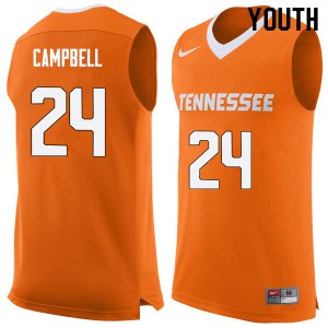 Youth Vols #24 Lucas Campbell Orange University Jersey 634997-338