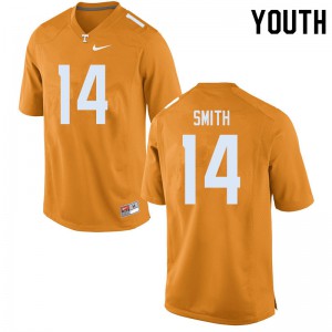 Youth UT #14 Spencer Smith Orange Embroidery Jersey 741300-803