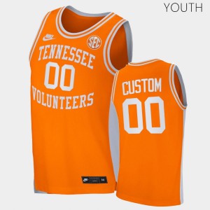 Youth Tennessee #00 Custom Orange Embroidery Jersey 954790-968