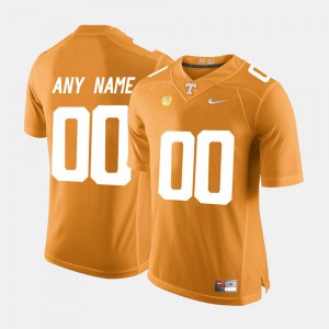 Men Tennessee Vols #00 Custom Orange Limited Embroidery Jersey 372398-280